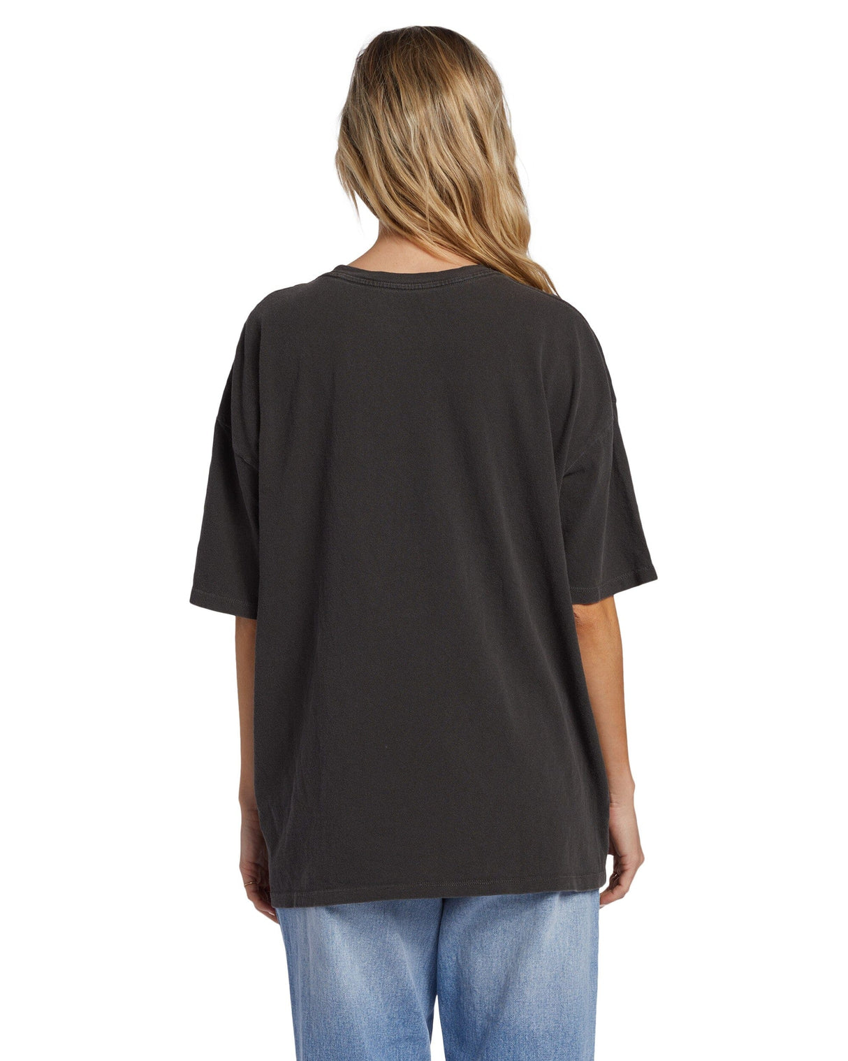 BILLABONG Women's Warm Waves T-Shirt Off Black Women's T-Shirts Billabong