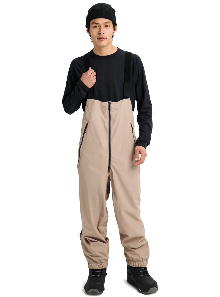 BURTON Futuretrust 2L Bib Snow Pants Summit Taupe 2026 Men's Snow Bib Pants Burton