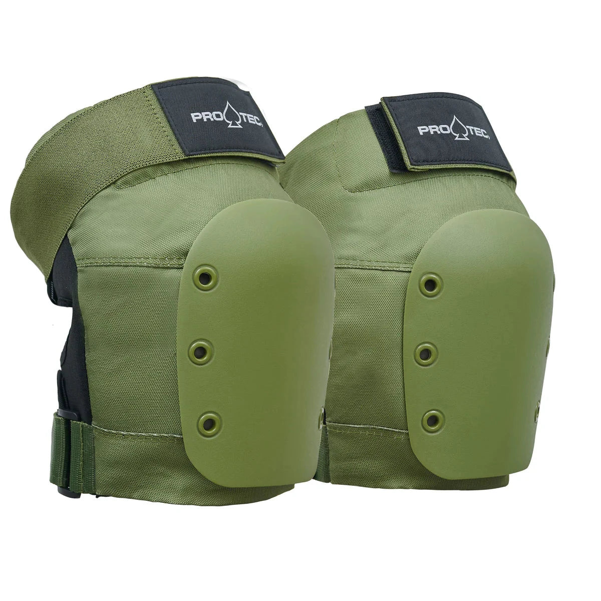 PRO-TEC Jr. Street Gear 3 Pack Army Green Pads & Wrist Guards Pro-tec
