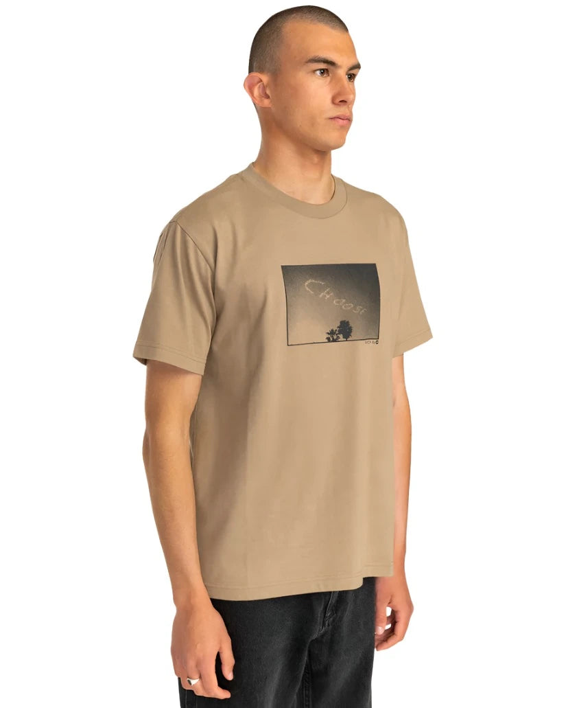 RVCA Choose Short Sleeve T-Shirt Khaki Men's Short Sleeve T-Shirts RVCA