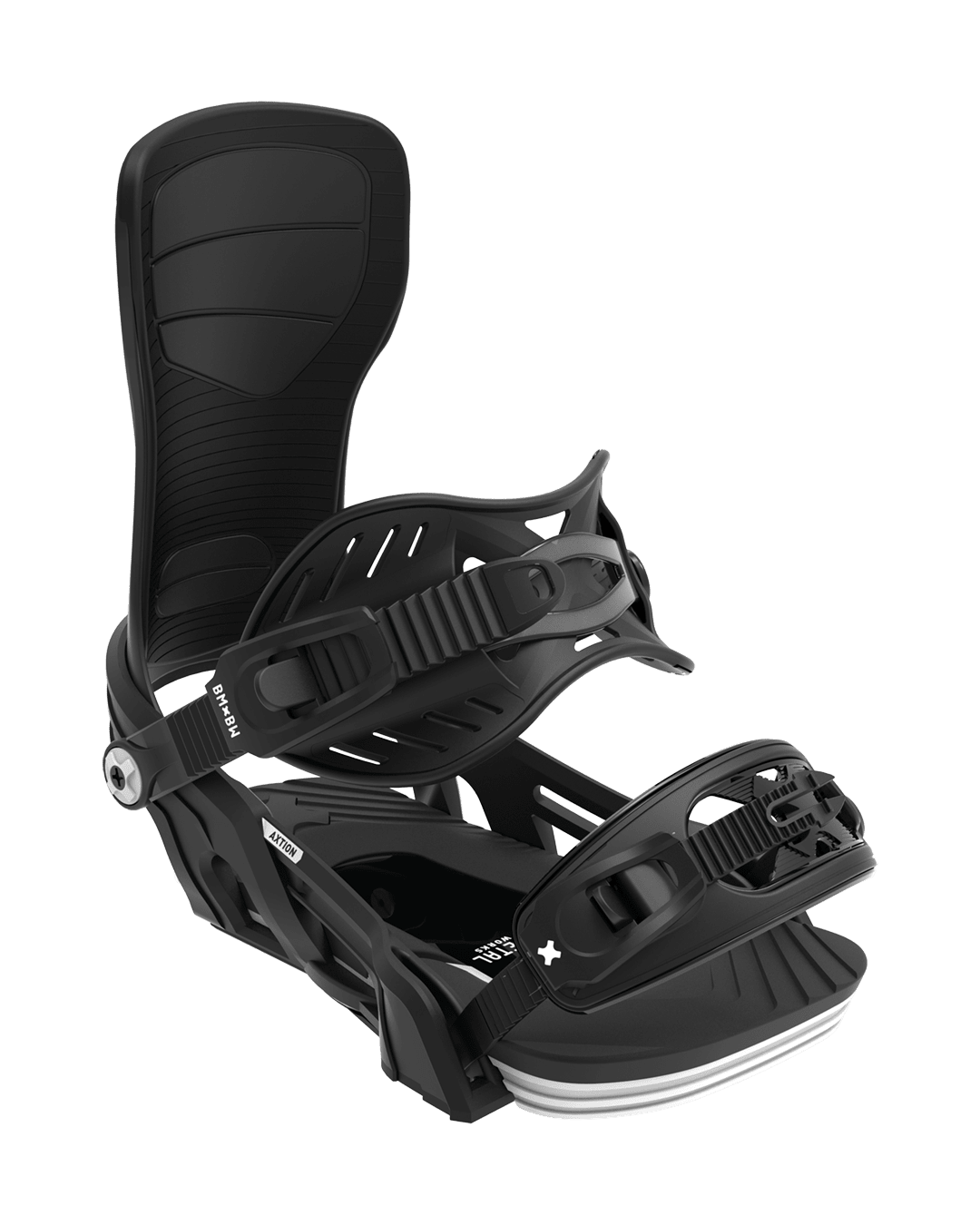 BENT METAL Axtion Snowboard Bindings Black 2027 Men's Snowboard Bindings Bent Metal