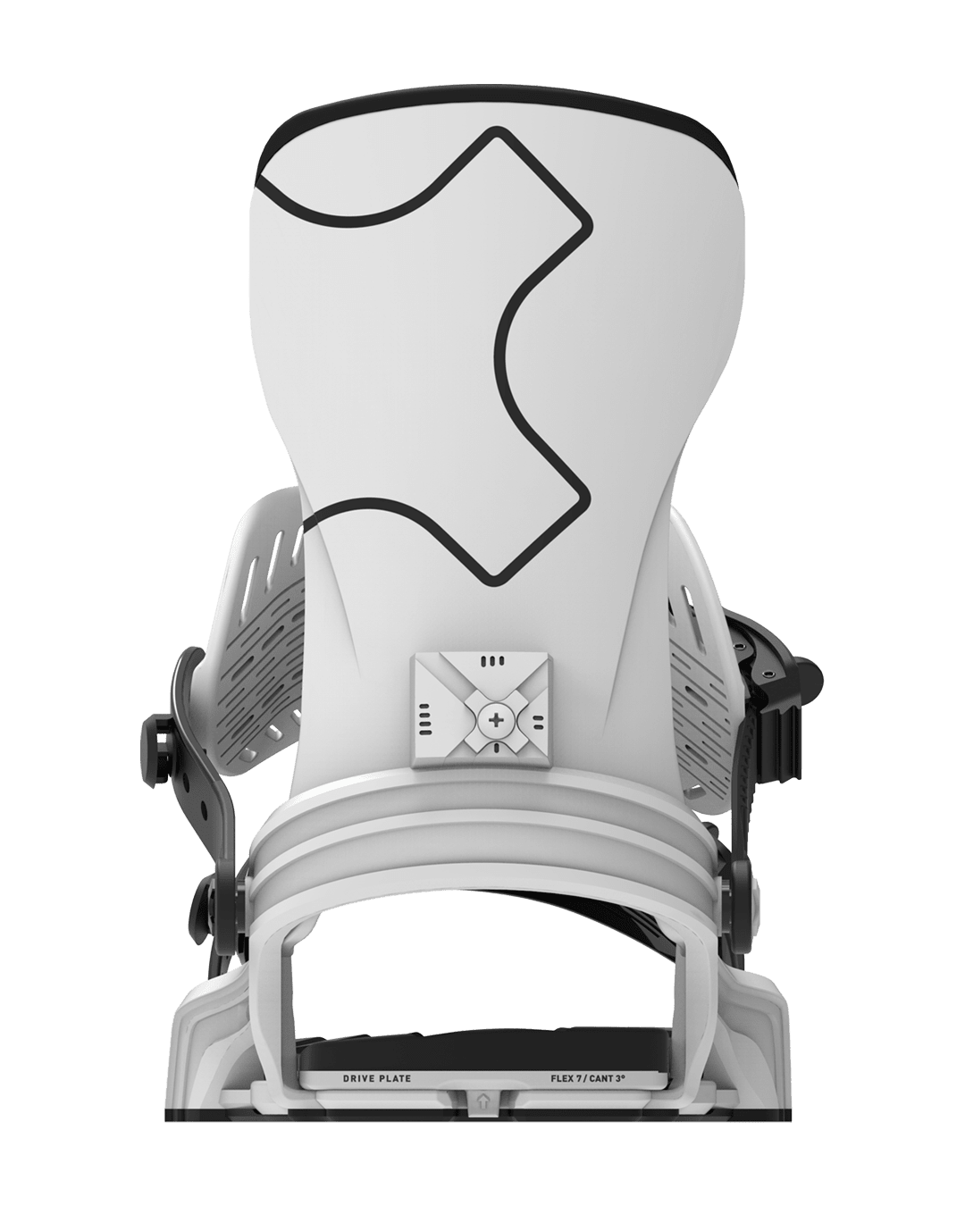 BENT METAL Axtion Snowboard Bindings White 2027 Men's Snowboard Bindings Bent Metal