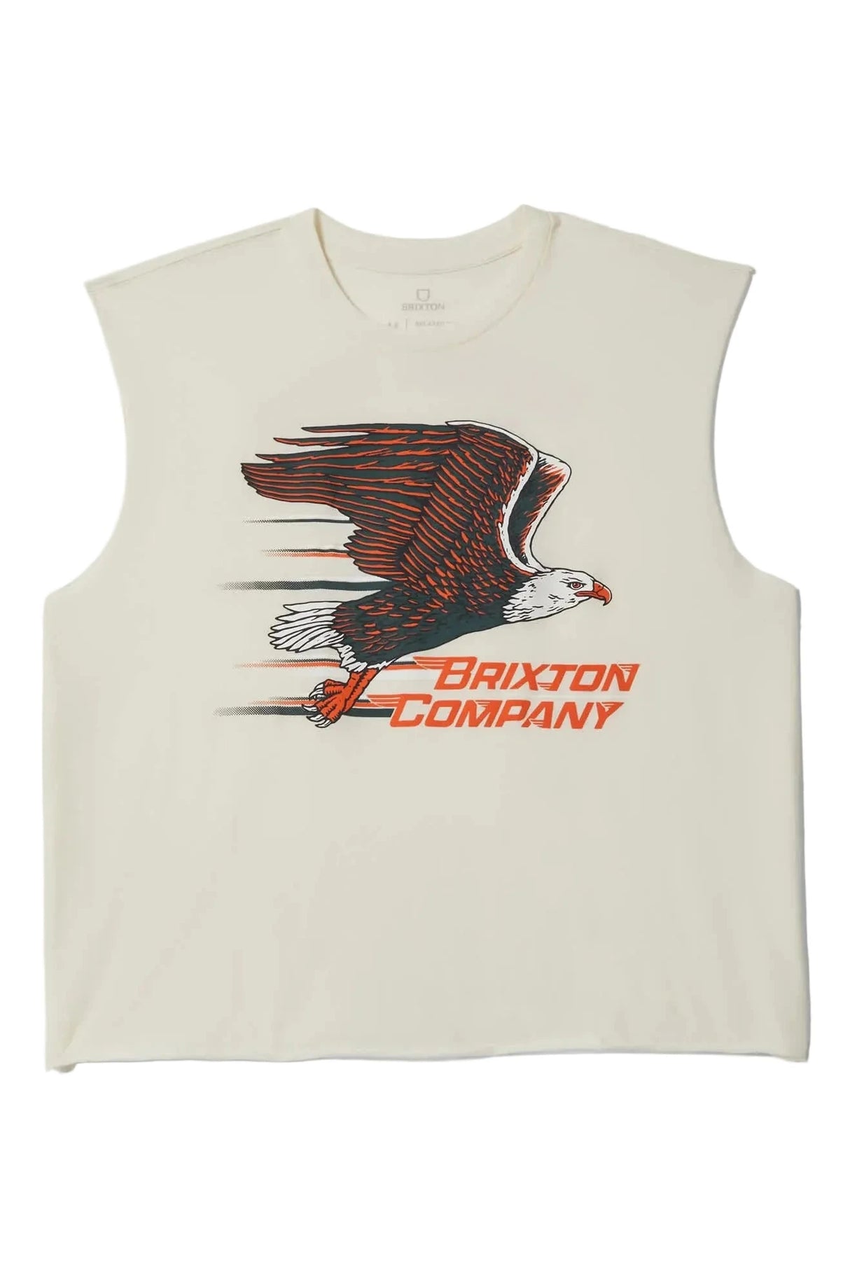 BRIXTON Free Muscle Tank Off White Men's Tank Tops Brixton
