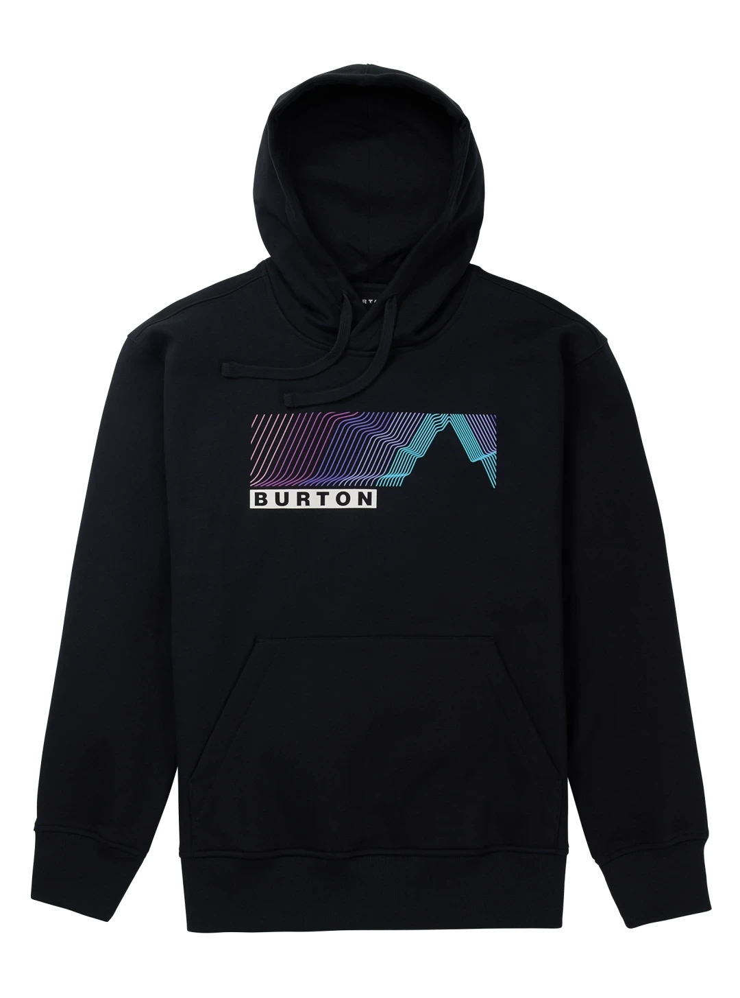 BURTON Elmore Pullover Hoodie True Black Men's Pullover Hoodies Burton