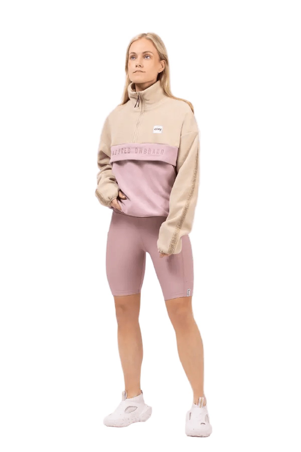 EIVY Women's Ball Fleece Sand/Faded Woodrose Women's Crewnecks Eivy