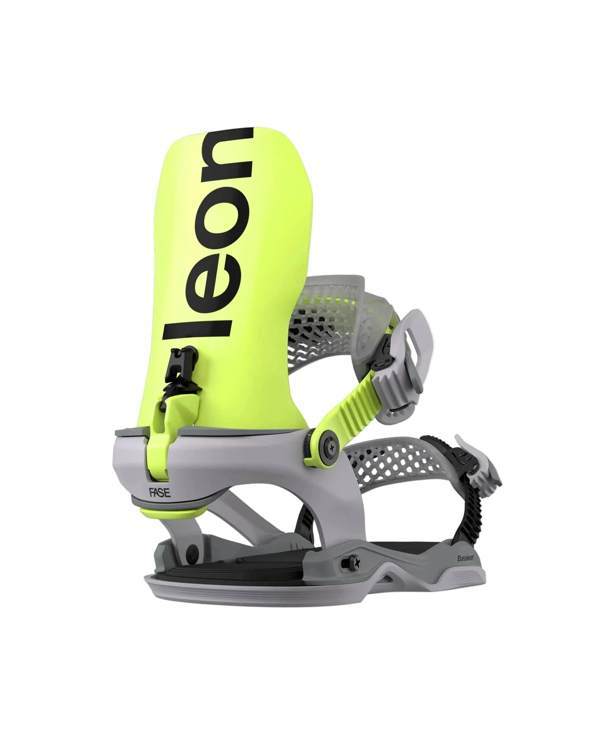 BATALEON Blaster AsymWrap FASE Snowboard Bindings Neon Yellow 2027 Men's Snowboard Bindings Bataleon