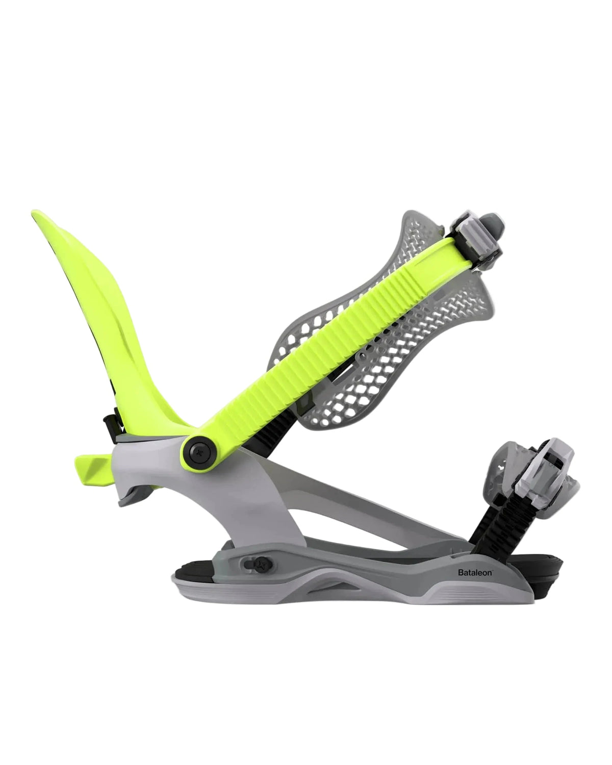 BATALEON Blaster AsymWrap FASE Snowboard Bindings Neon Yellow 2027 Men's Snowboard Bindings Bataleon
