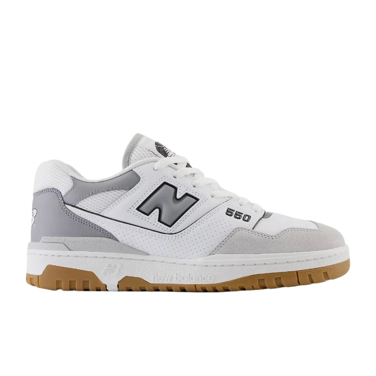 NEW BALANCE 550 Shoes White/Slate Grey/Brighton Grey Men's Skate Shoes New Balance