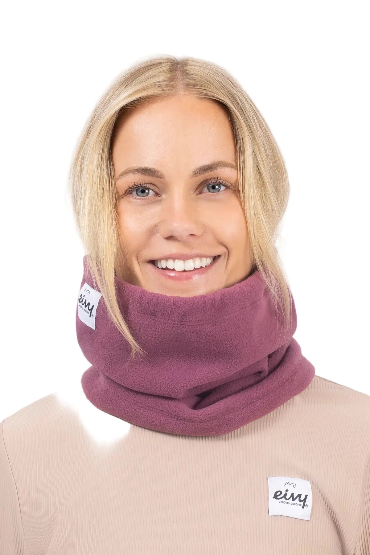 EIVY Beanie Fleece Neckwarmer Pinkgundy Winter Face Masks Eivy