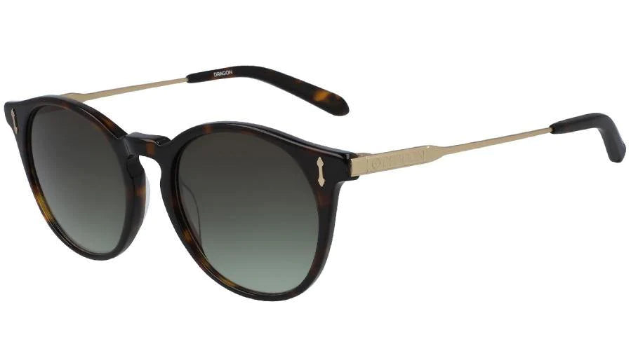 DRAGON Hype Tortoise - Lumalens G15 Gradient Green Sunglasses Sunglasses Dragon