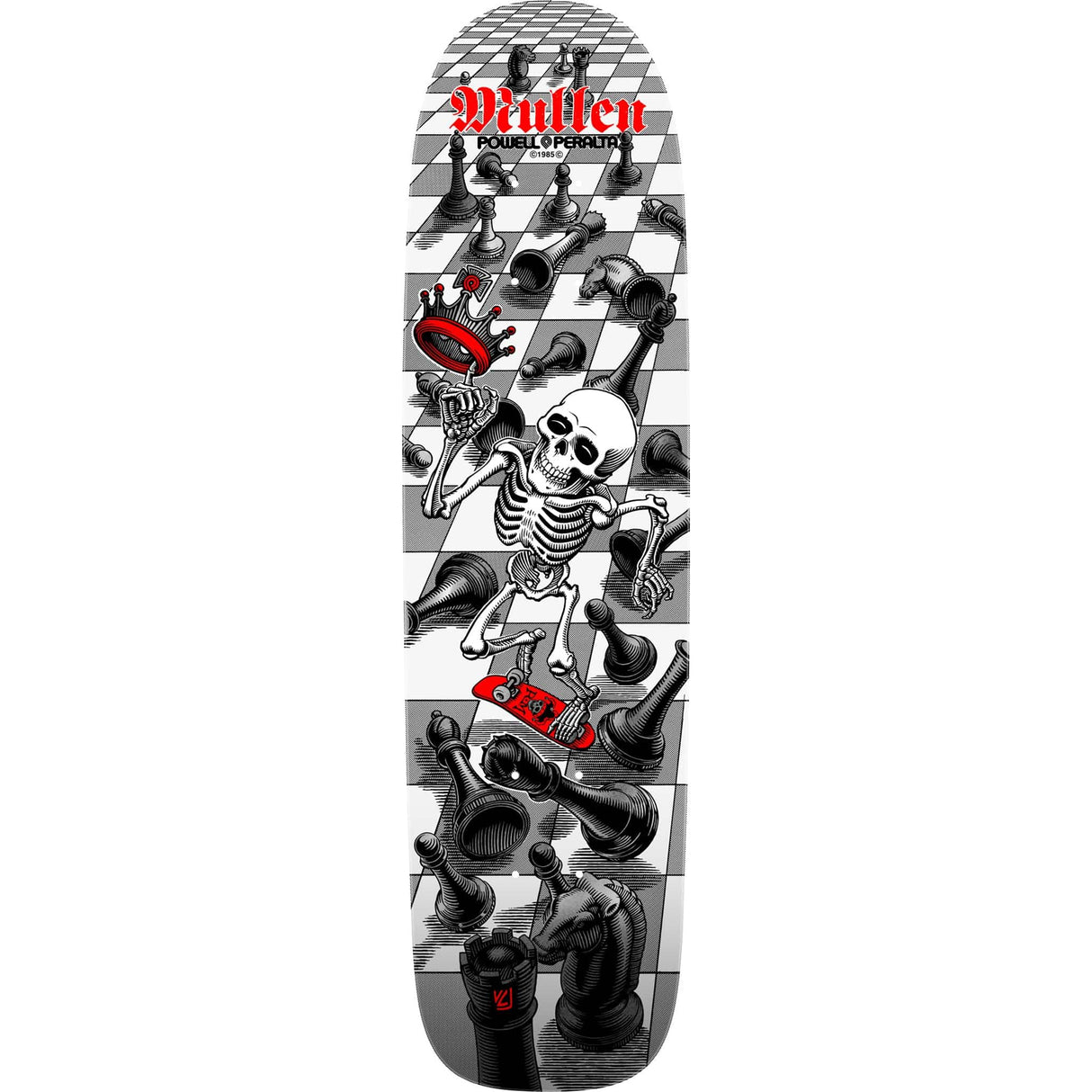POWELL PERALTA Bones Brigade 17 Mullen 7.40 Skateboard Deck Retro Skateboard Decks Powell Peralta