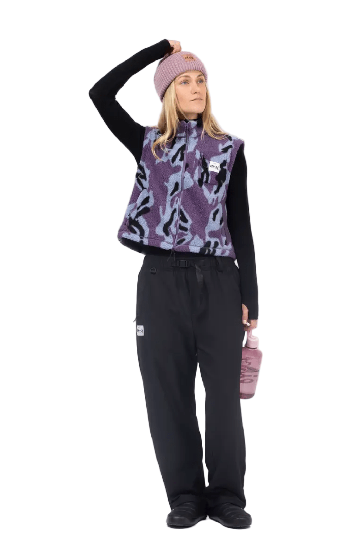 EIVY Women's Boxy Sherpa Vest Purple Stray Women's Vests Eivy