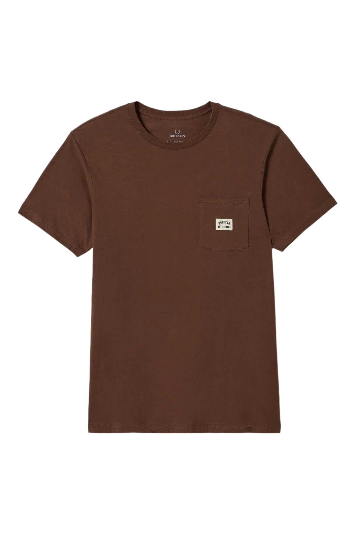 BRIXTON Blind T-Shirt Pinecone Brown Men's Short Sleeve T-Shirts Brixton