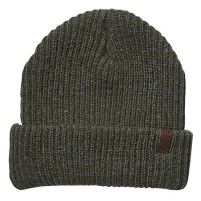 BRIXTON Marled Chunky Beanie Military Olive/Charcoal Men's Beanies Brixton