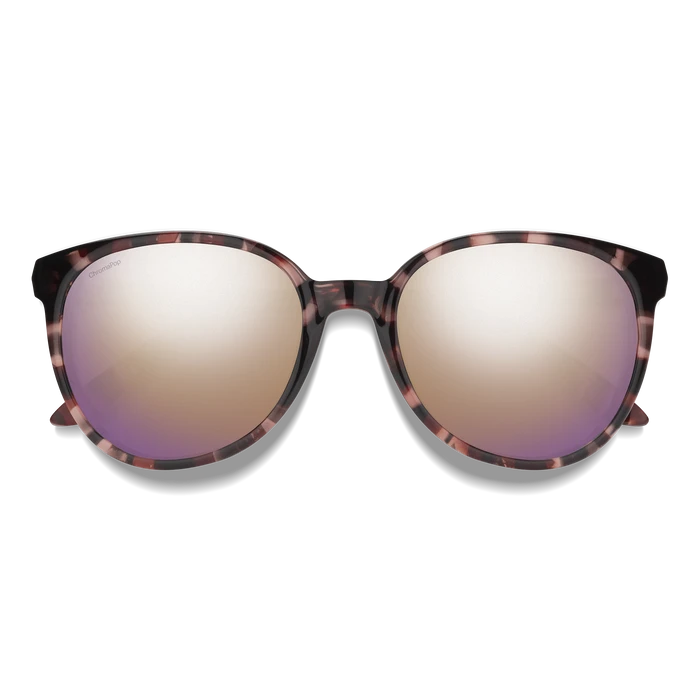 SMITH Cheetah Rose Tortoise - ChromaPop Rose Gold Mirror Polarized Sunglasses Sunglasses Smith
