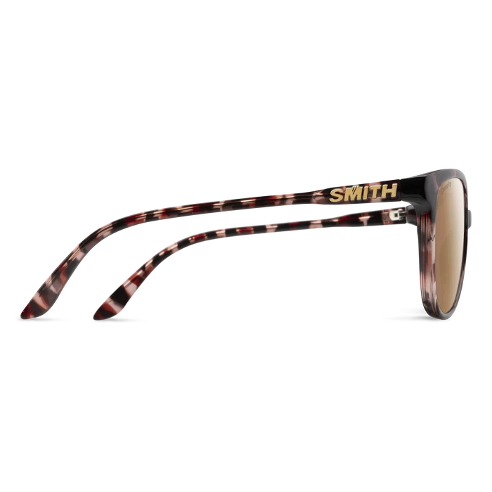 SMITH Cheetah Rose Tortoise - ChromaPop Rose Gold Mirror Polarized Sunglasses Sunglasses Smith