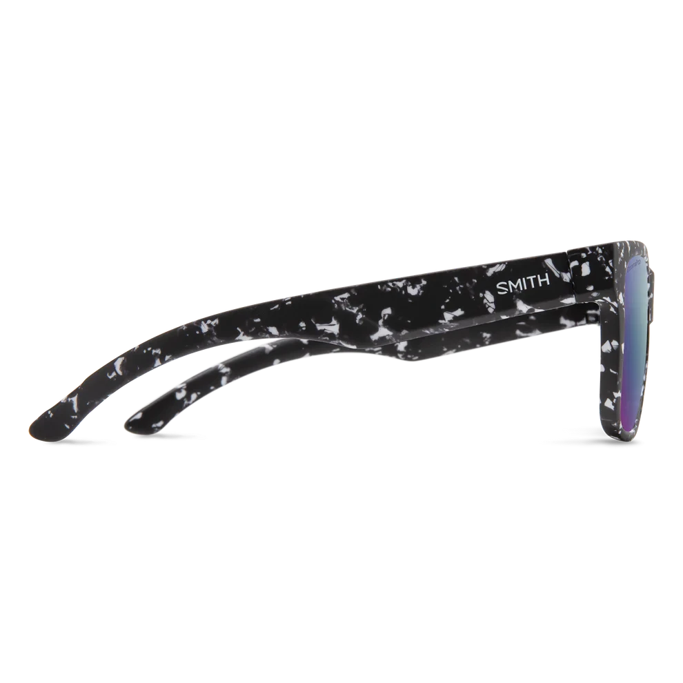 SMITH Lowdown 2 Matte Grey Tortoise - ChromaPop Polarized Grey Green Polarized Sunglasses Sunglasses Smith