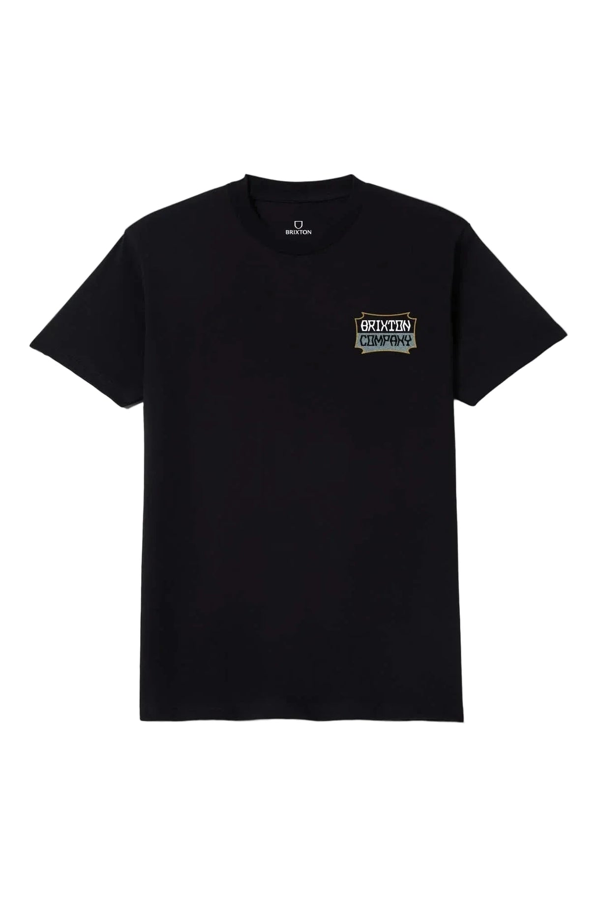 BRIXTON Pillar Standard T-Shirt Black Men's Short Sleeve T-Shirts Brixton