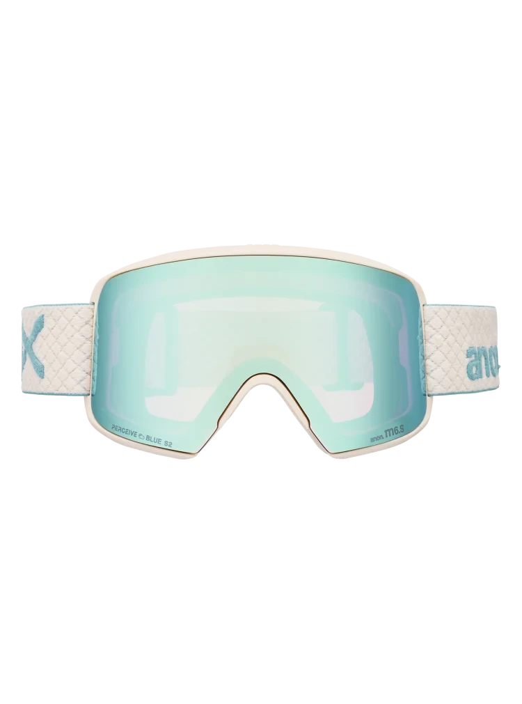ANON M6S Oat - Perceive Variable Blue + Perceive Cloudy Pink + Facemask Snow Goggle Snow Goggles Anon