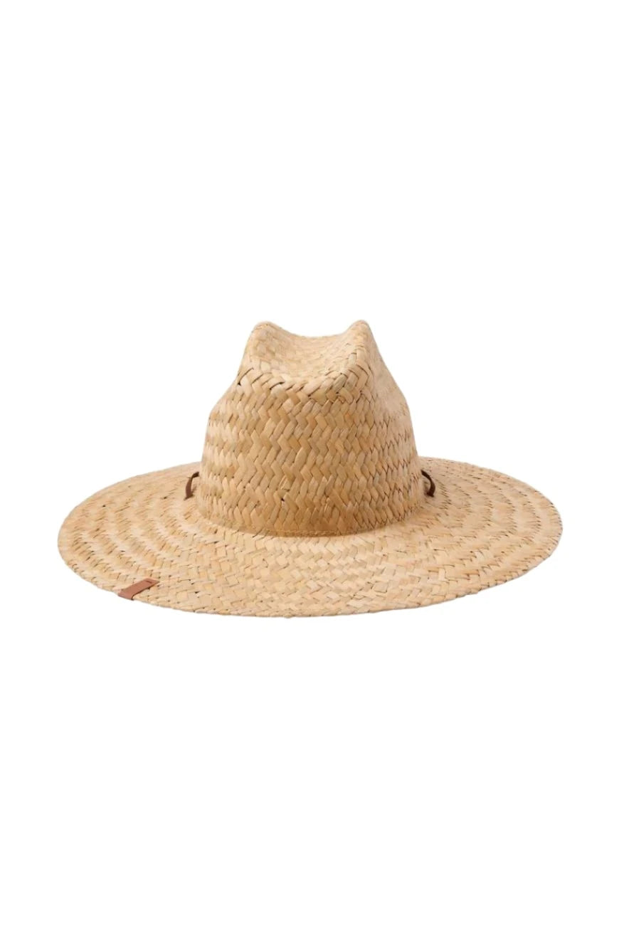 BRIXTON Bells II Lifeguard Hat Tan/Tan Men's Straw Hats Brixton 
