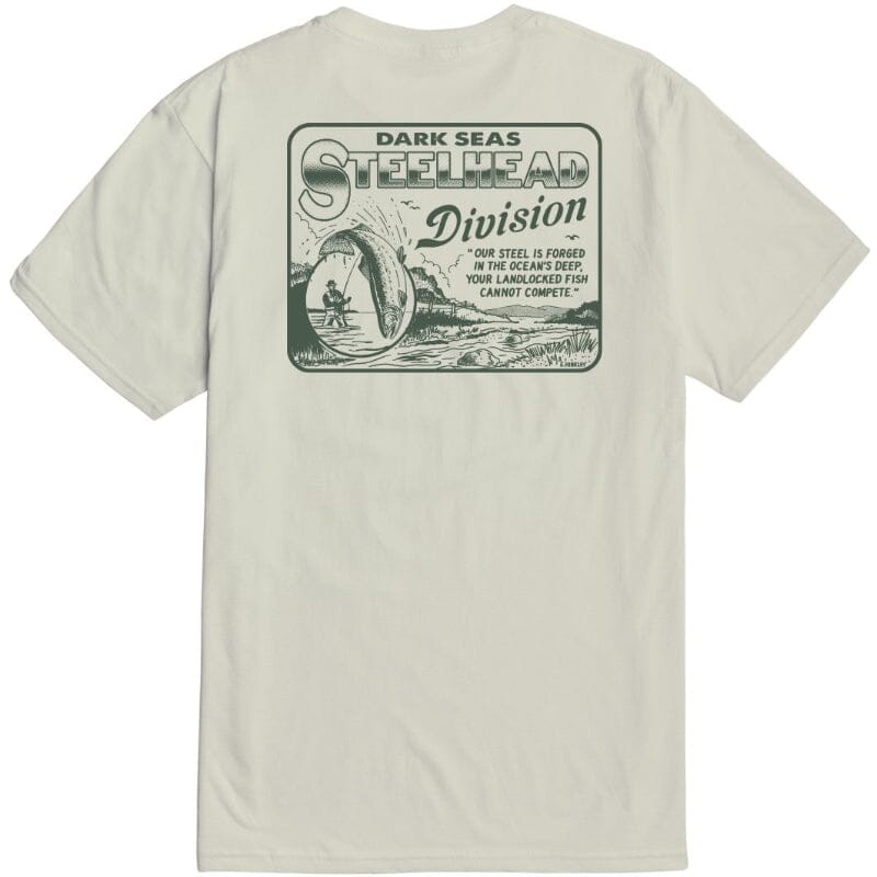 DARK SEAS Steelhead T-Shirt Cream Men's Short Sleeve T-Shirts Dark Seas