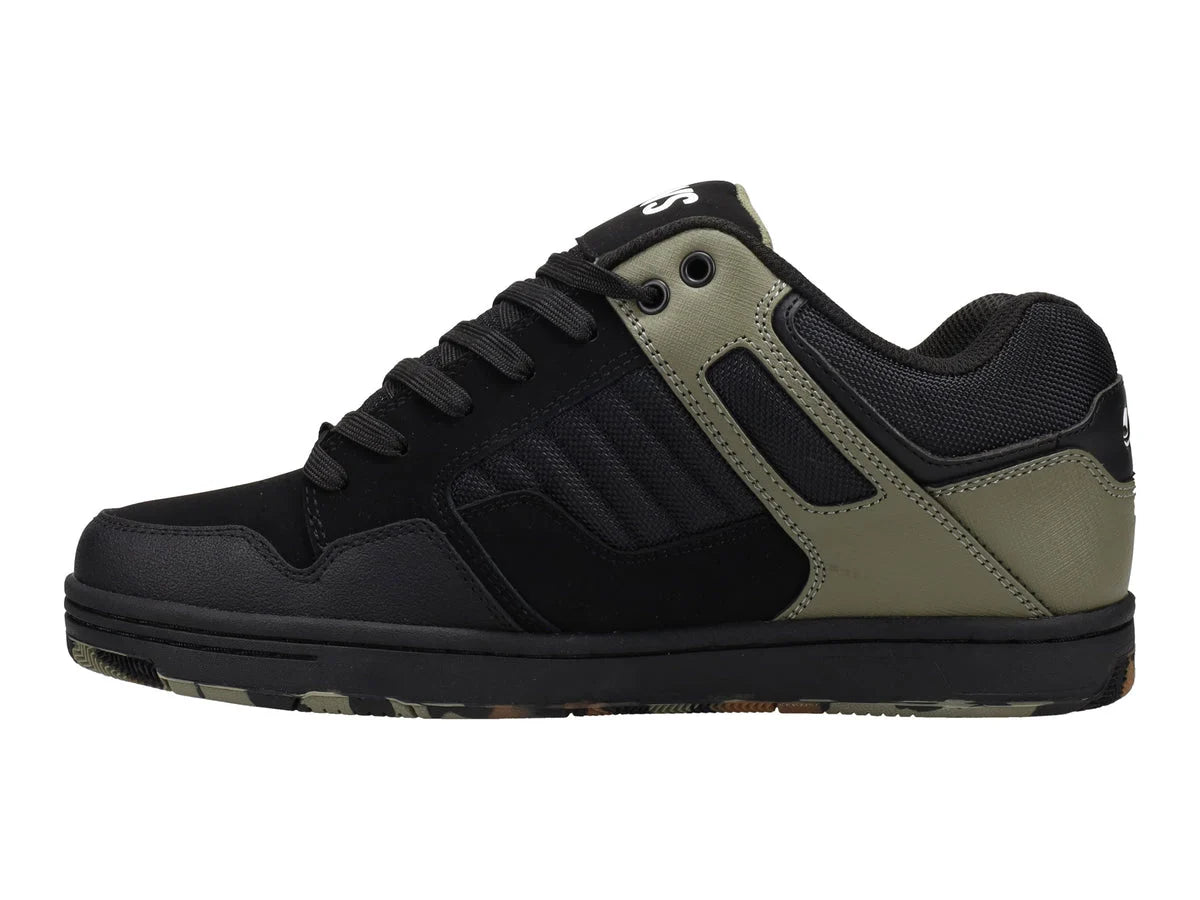DVS Enduro 125 Shoe Black/Olive/Camo/Leather Men's Skate Shoes DVS