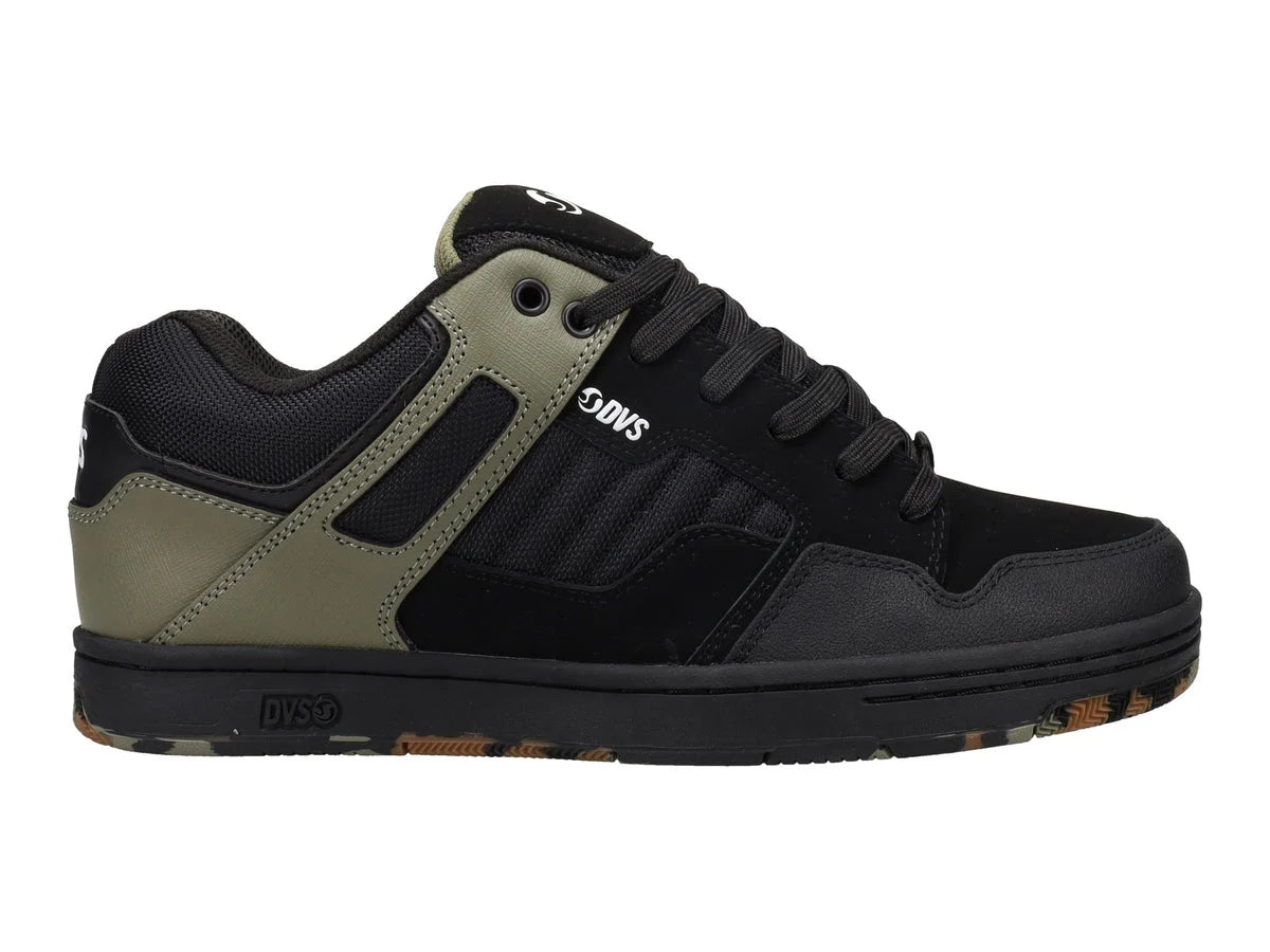 DVS Enduro 125 Shoe Black/Olive/Camo/Leather Men's Skate Shoes DVS