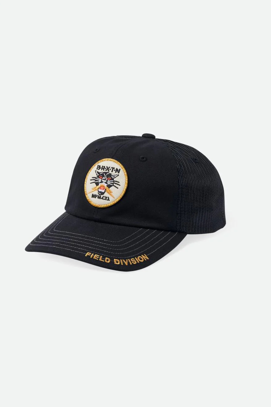 BRIXTON Sparks LP Trucker Hat Black/Black Men's Hats Brixton