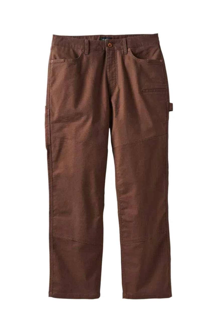 BRIXTON Builders Carpenter Stretch Pant Pinecone Brown Men's Pants Brixton