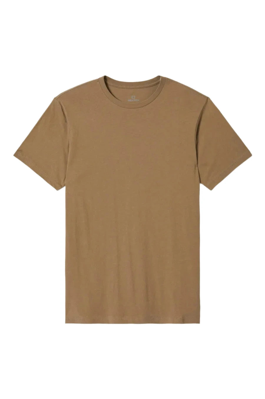 BRIXTON Basic Premium T-Shirt Khaki Men's Short Sleeve T-Shirts Brixton