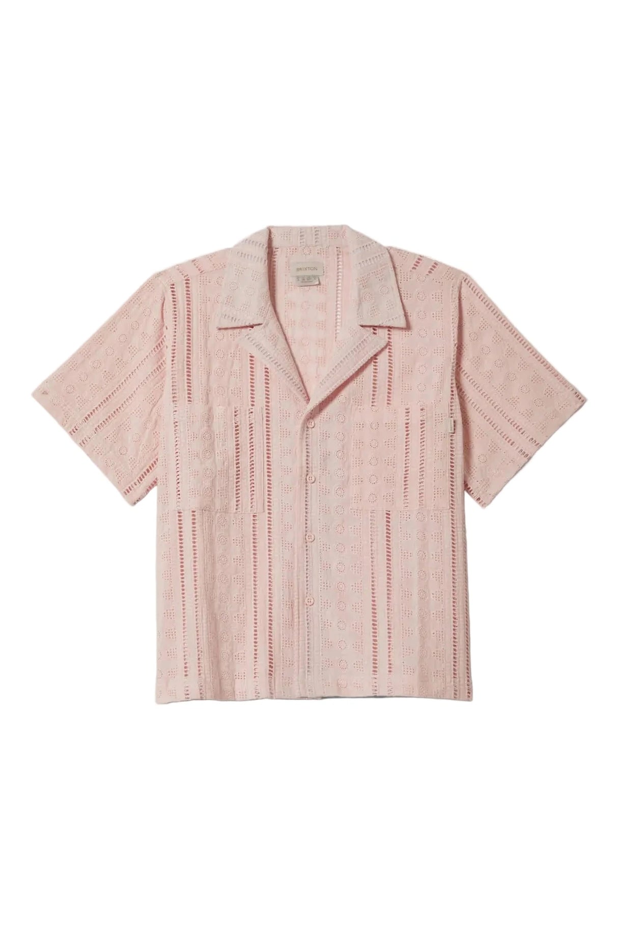 BRIXTON Women's Paradise Lounge Shirt Chalk Pink Women's Blouses Brixton