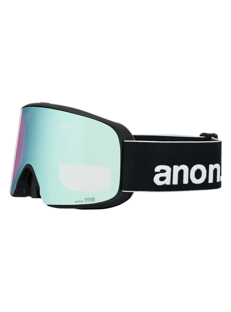 ANON M6 Black - Perceive Variable Blue + Perceive Cloudy Pink + Facemask Snow Goggle Snow Goggles Anon