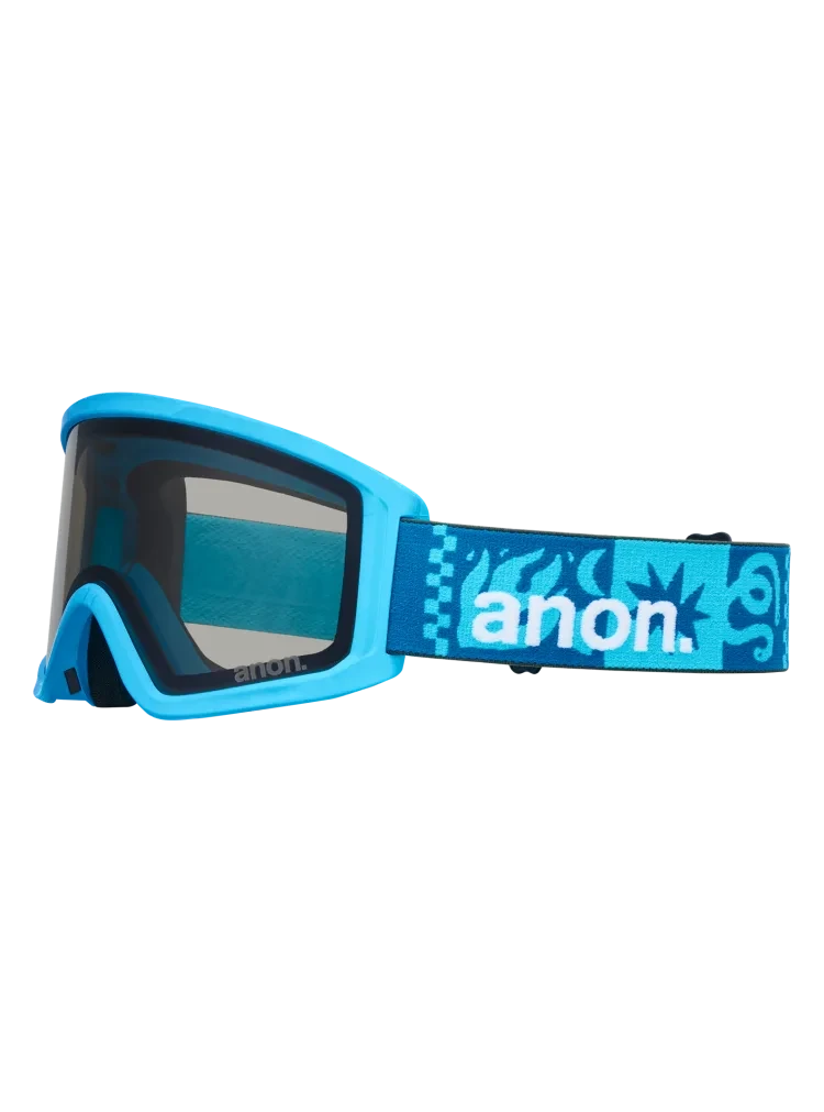 ANON Tracker 2.0 Island Blues - Smoke + Face MFI Face Mask Youth Snow Goggle Snow Goggles Anon