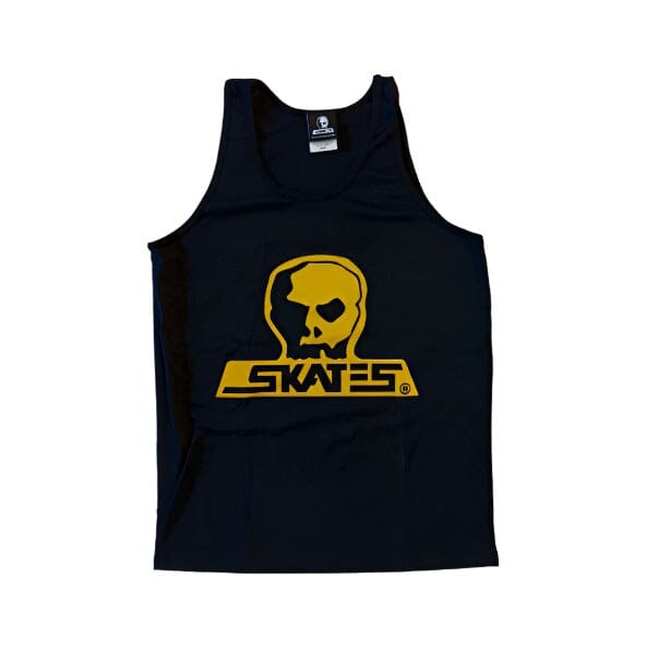 SKULL SKATES Skull Logo Tank Top Golden Men's Tank Tops Skull Skates