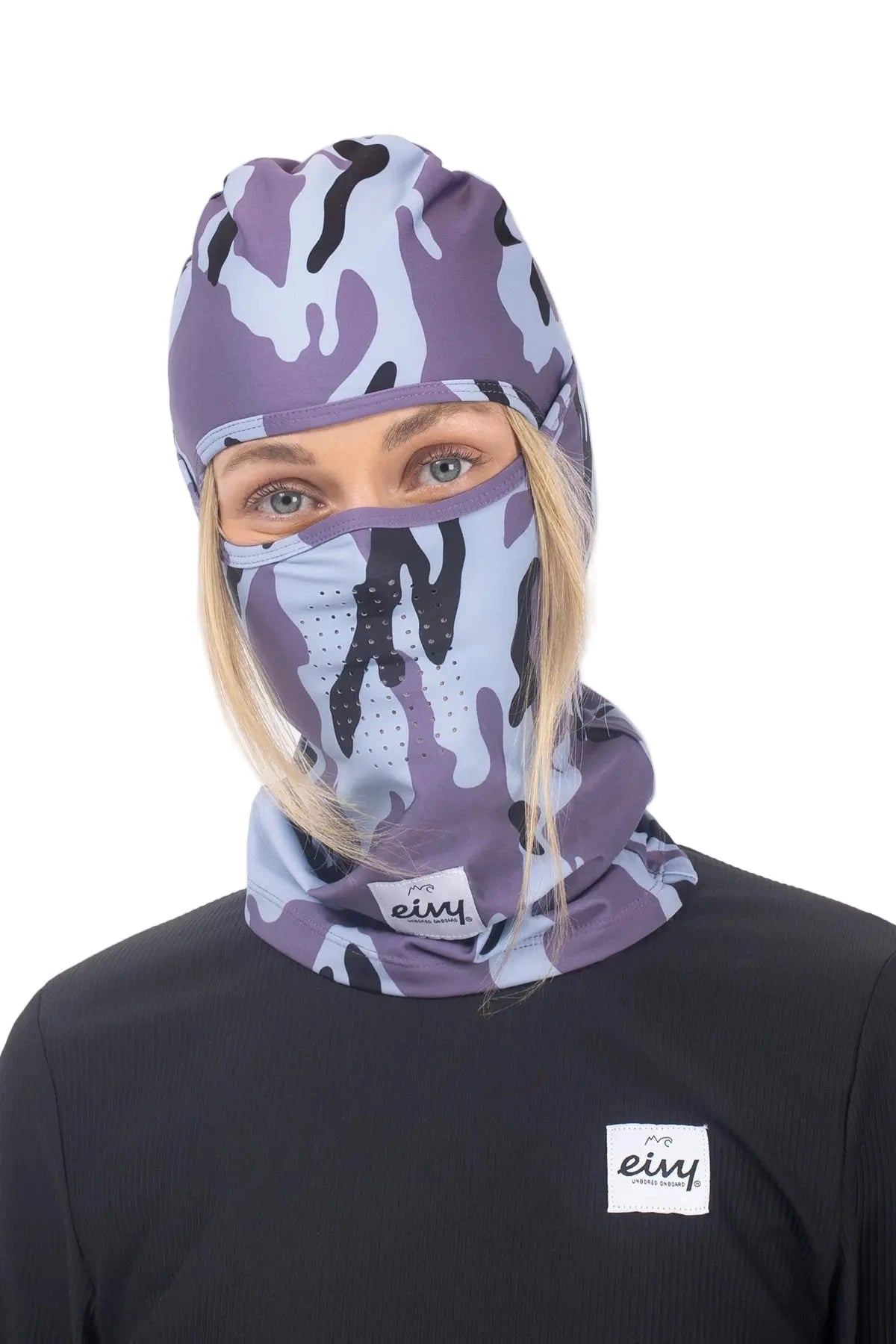 EIVY Hinge Balaclava Purple Stray Winter Face Masks Eivy