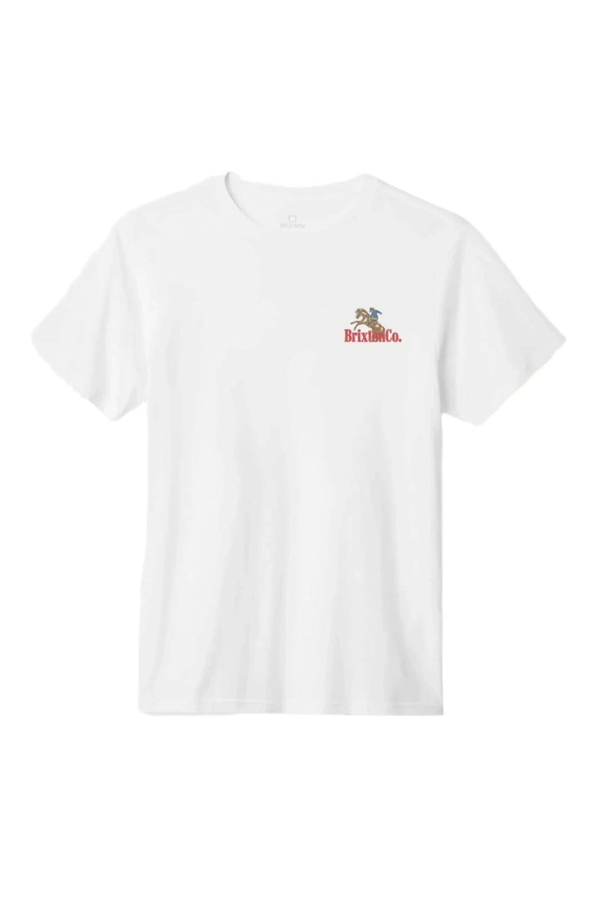 BRIXTON Inwood T-Shirt White Men's Short Sleeve T-Shirts Brixton