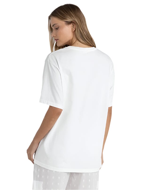 RHYTHM Women's Paradise Found Oversized T-Shirt White Women's Short Sleeve T-Shirts Rhythm