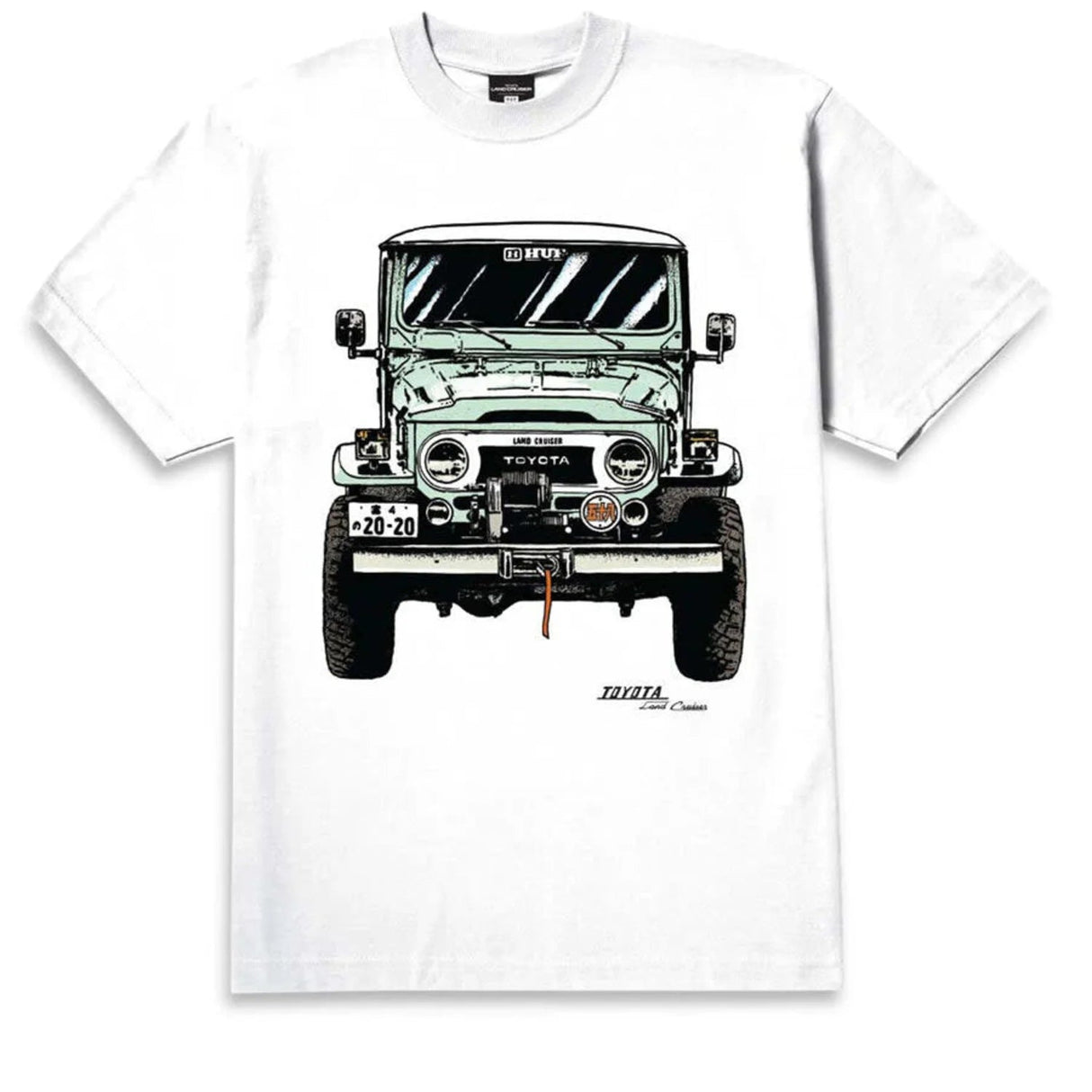 HUF X Toyota Sixties T-Shirt White Men's Short Sleeve T-Shirts Huf
