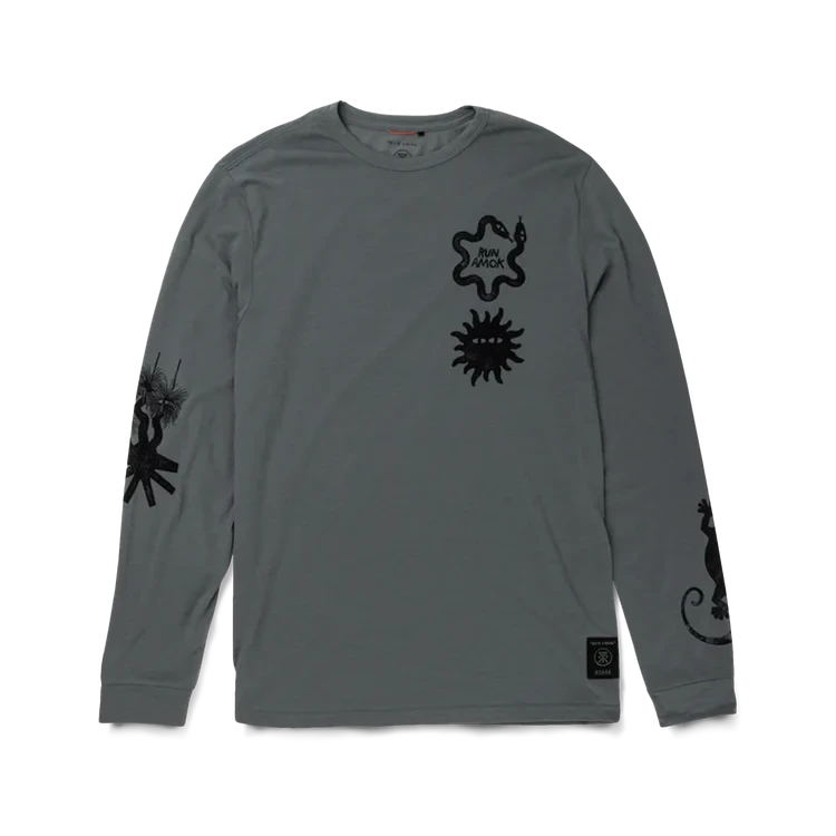 ROARK Mathis Active Long Sleeve T-Shirt Forest Men's Long Sleeve T-Shirts Roark Revival