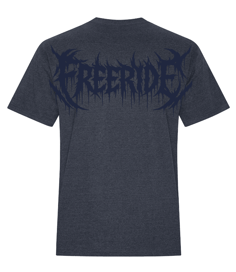 FREERIDE Affliction T-Shirt Blue Men's Short Sleeve T-Shirts Freeride