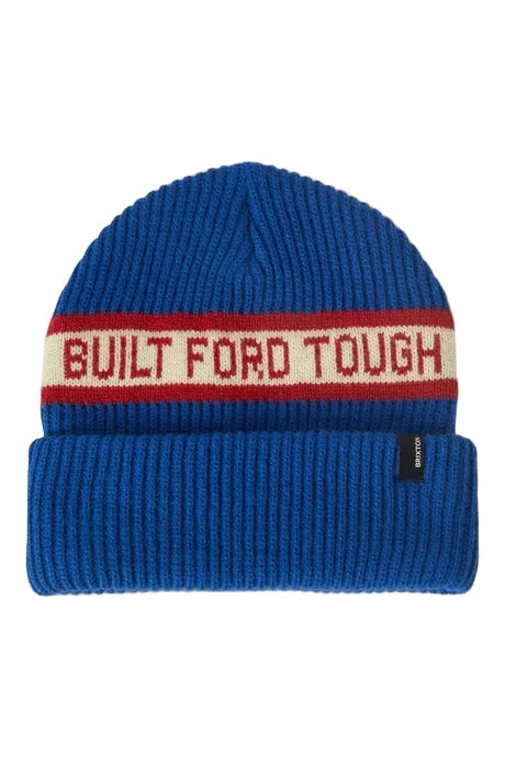 BRIXTON Ford Built Tough Beanie Ford Blue Men's Beanies Brixton