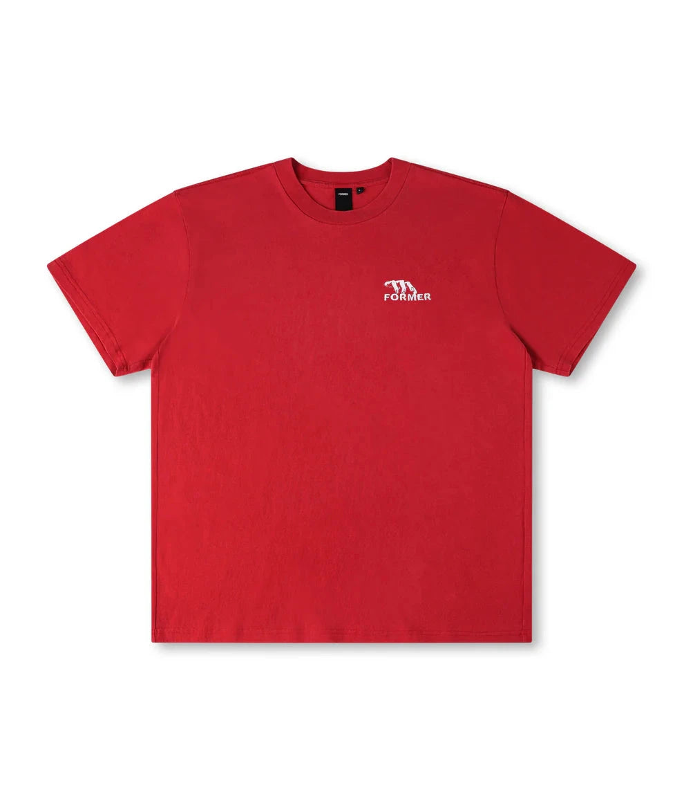 FORMER Interface T-Shirt Red Men's Short Sleeve T-Shirts Former