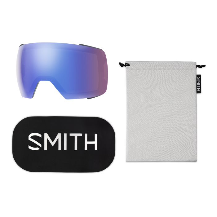 SMITH I/O MAG XL Slate - ChomaPop Everyday Red Mirror + ChromaPop Storm Blue Flash Snow Goggle Snow Goggles Smith