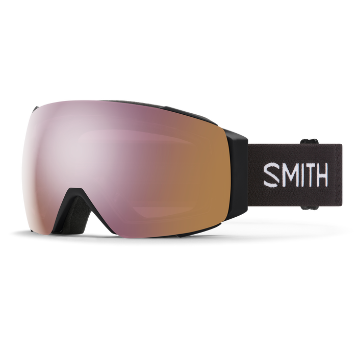 SMITH I/O MAG Black - ChromaPop Everyday Rose Gold Mirror + ChromaPop Storm Blue Sensor Mirror Snow Goggle Snow Goggles Smith