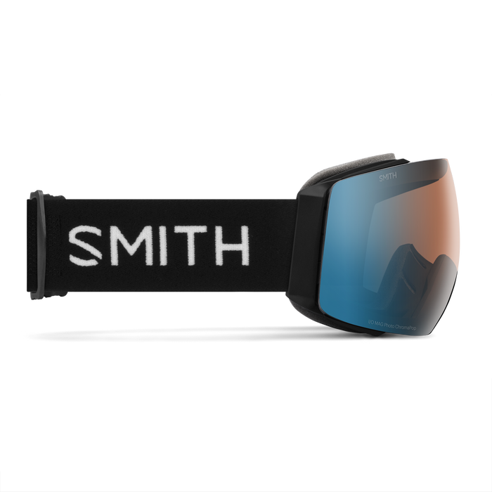 SMITH I/O MAG Black - ChromaPop Pro Photochromic Blue Mirror + ChromaPop Storm Blue Sensor Mirror Snow Goggle Snow Goggles Smith