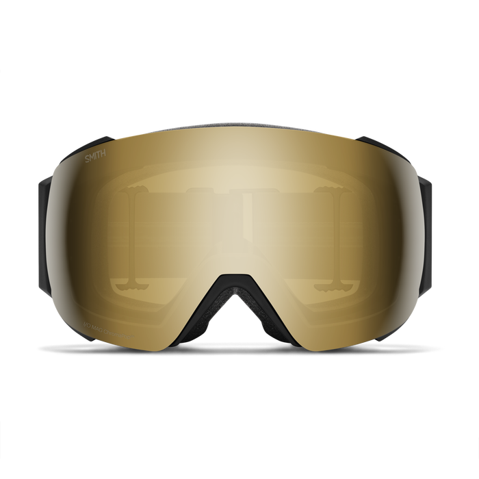 SMITH I/O MAG Speed Racer - ChromaPop Sun Black Gold Mirror + ChromaPop Storm Blue Sensor Mirror Snow Goggle Snow Goggles Smith