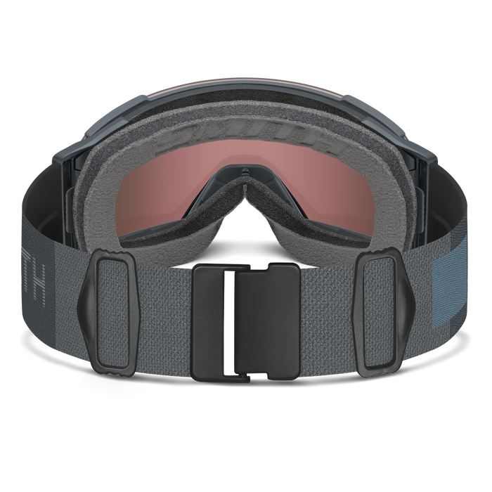 SMITH I/O MAG XL Slate - ChomaPop Everyday Red Mirror + ChromaPop Storm Blue Flash Snow Goggle Snow Goggles Smith
