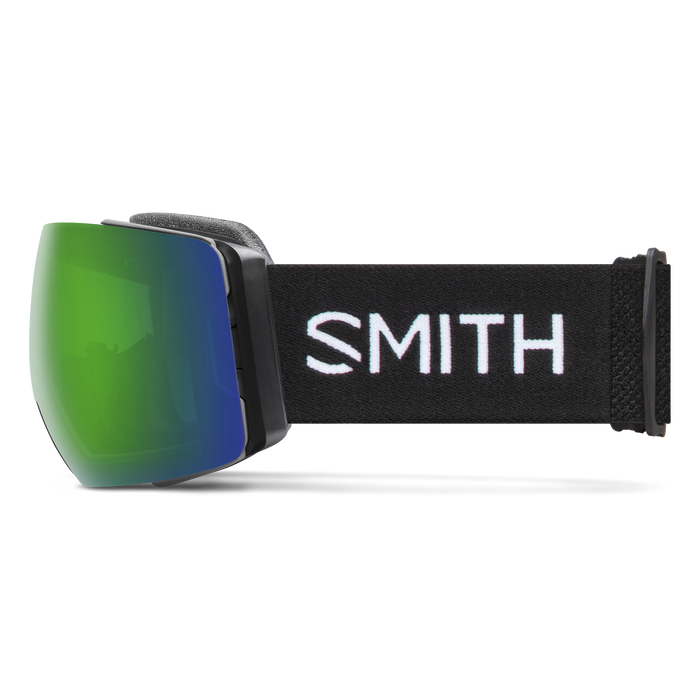 SMITH I/O Mag XL Black - ChromaPop Sun Green Mirror + ChromaPop Storm Rose Flash Snow Goggle Snow Goggles Smith