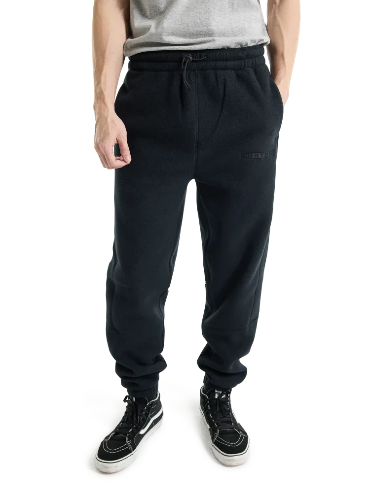 BURTON Cinder Fleece Pants True Black Men's Sweatpants Burton
