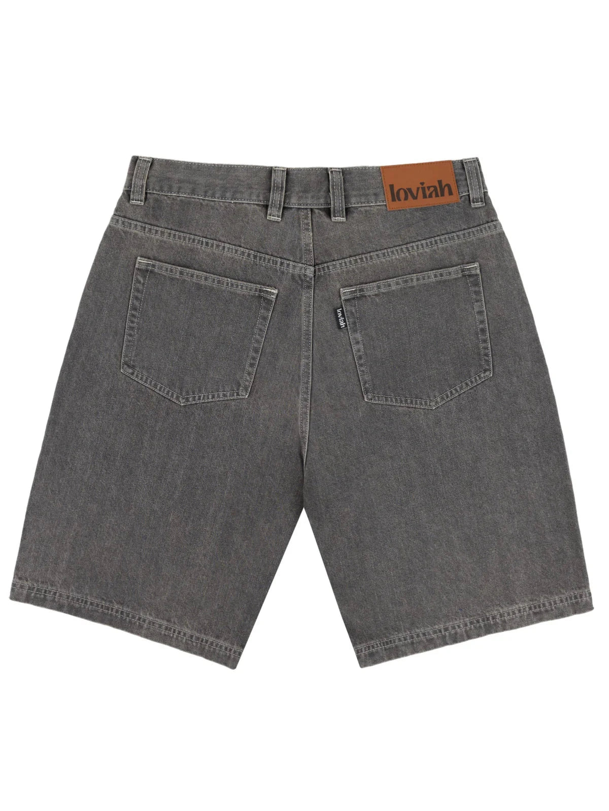 LOVIAH Jhorts Denim Shorts Grey Stonewash Men's Walkshorts Loviah
